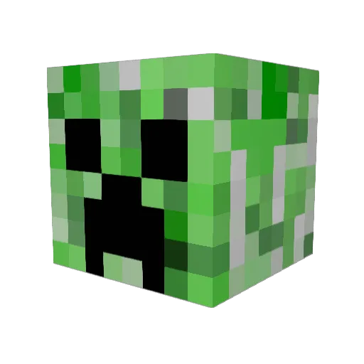 Potatokiller69 Minecraft avatar head, 3D render