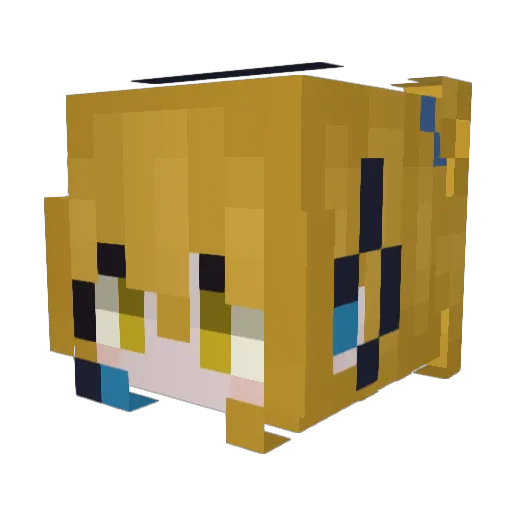 Potatolover1337 Minecraft avatar head, 3D render