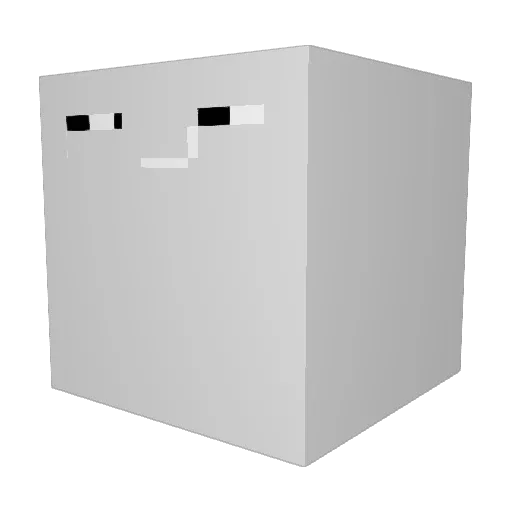 Potatoman750 Minecraft avatar head, 3D render