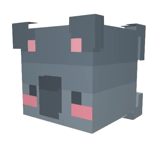 Potatoninjago Minecraft avatar head, 3D render