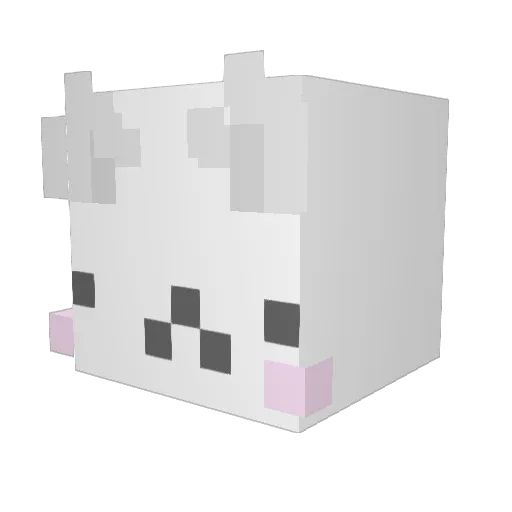Potatto3 Minecraft avatar head, 3D render