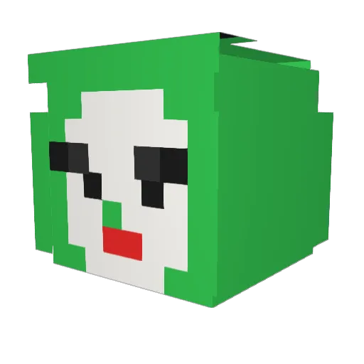 Pote_Fu Minecraft avatar head, 3D render