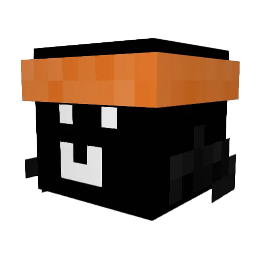 Poteer Minecraft avatar head, 3D render