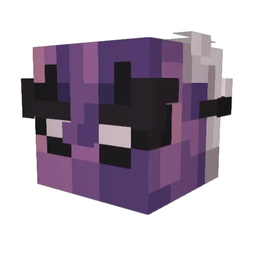 Poteralsya_ Minecraft avatar head, 3D render