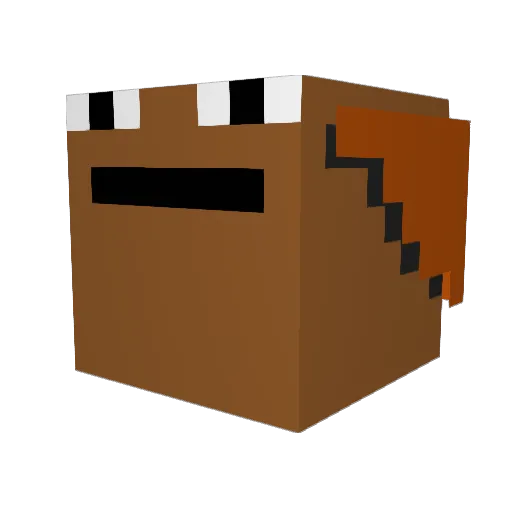 Potion2Force__ Minecraft avatar head, 3D render