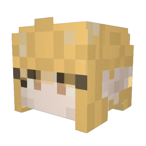 PotionPosh Minecraft avatar head, 3D render