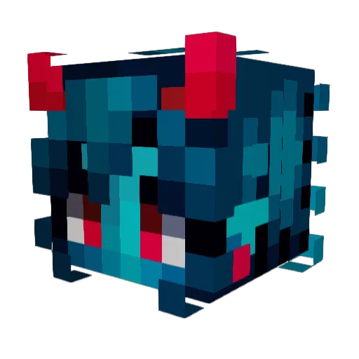Potkanisko Minecraft avatar head, 3D render