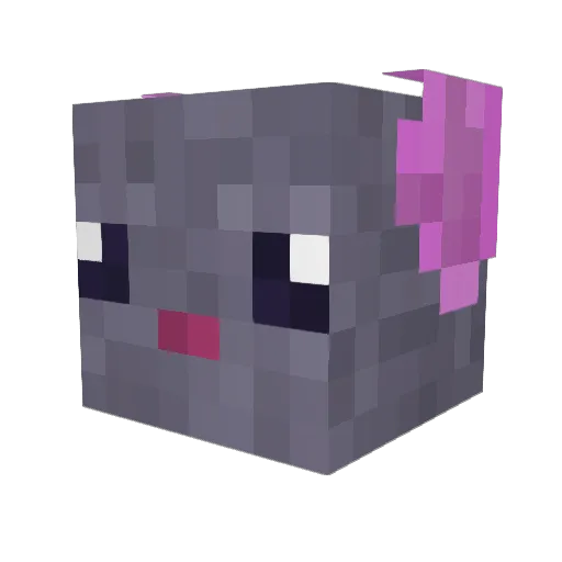 Potsutaja Minecraft avatar head, 3D render