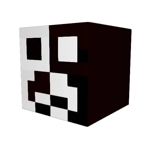 Potten321 Minecraft avatar head, 3D render