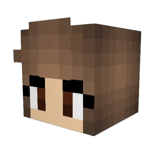 Potterhead29 Minecraft avatar head, 3D render