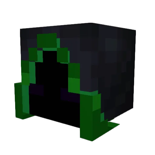 Pottsie Minecraft avatar head, 3D render