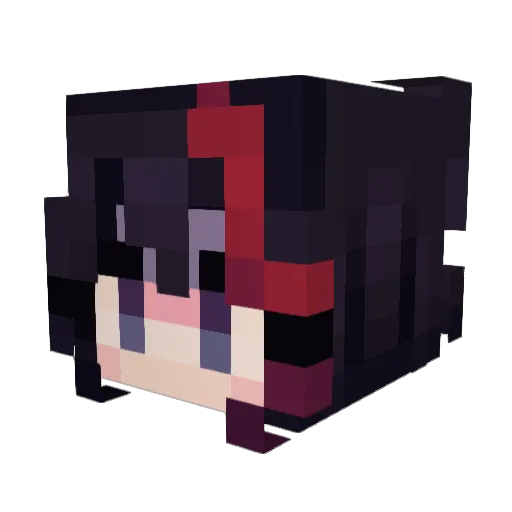 PouletDe_KFC Minecraft avatar head, 3D render