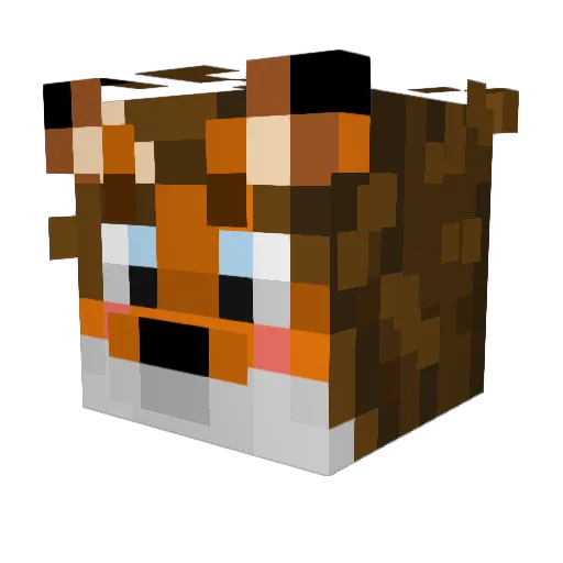 Poultry_Man4559 Minecraft avatar head, 3D render