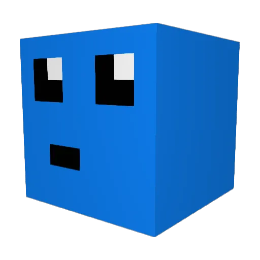 PourVavoer Minecraft avatar head, 3D render