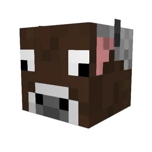 Povi68 Minecraft avatar head, 3D render