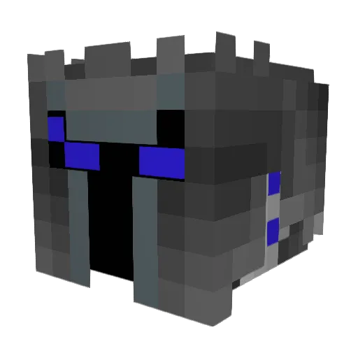 Pow3rhouz3 Minecraft avatar head, 3D render