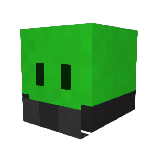 Powa_Haze Minecraft avatar head, 3D render