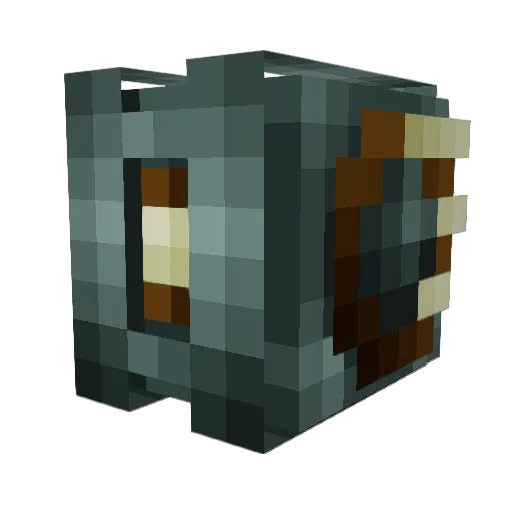 Power0z Minecraft avatar head, 3D render