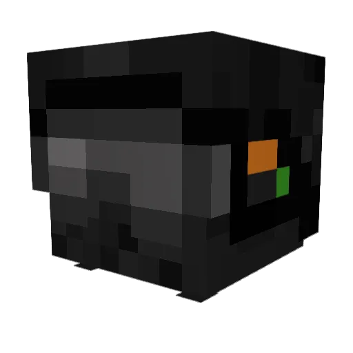 PowerBreak424 Minecraft avatar head, 3D render
