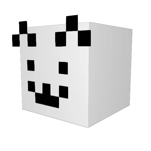 PowerBuster Minecraft avatar head, 3D render