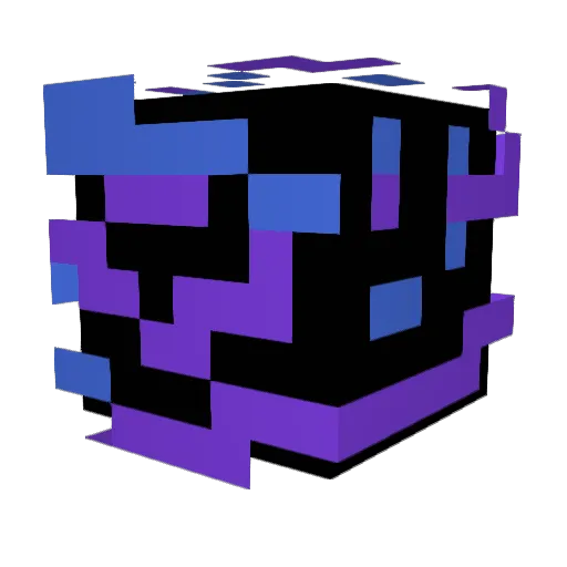 PowerGlory Minecraft avatar head, 3D render