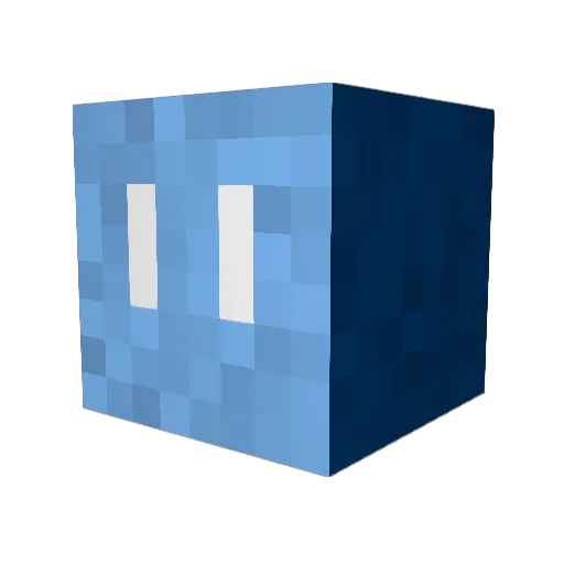 PowerHAUS_ Minecraft avatar head, 3D render