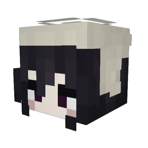 PowerHarry Minecraft avatar head, 3D render