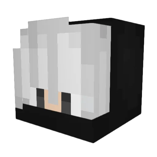 PowerMachineTV Minecraft avatar head, 3D render