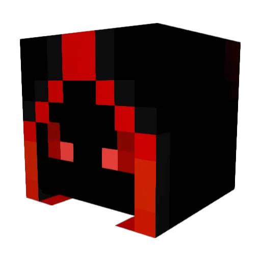 PowerOfSon Minecraft avatar head, 3D render