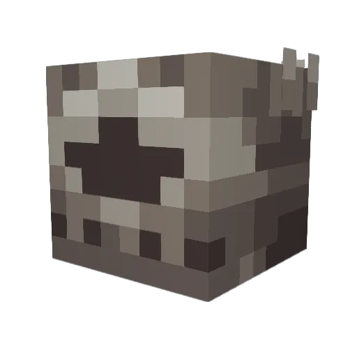 PowerPixel06 Minecraft avatar head, 3D render