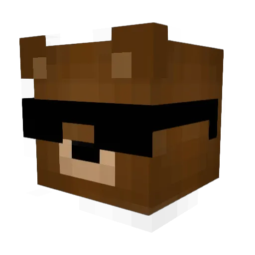 PowerPlay0608 Minecraft avatar head, 3D render