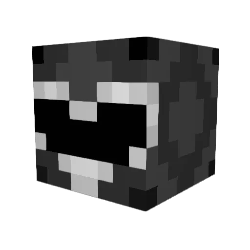 PowerRanger Minecraft avatar head, 3D render