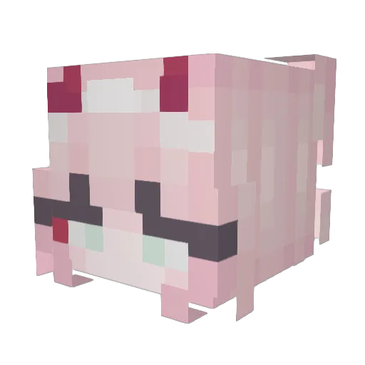 PowerRoom477285 Minecraft avatar head, 3D render