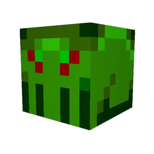 PowerScience Minecraft avatar head, 3D render