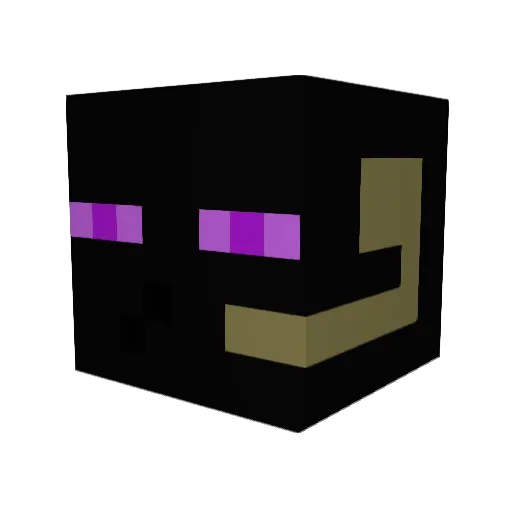 PowerSkils Minecraft avatar head, 3D render
