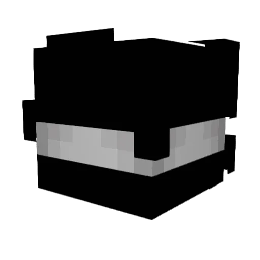 PowerTulipan Minecraft avatar head, 3D render