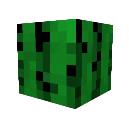 PowerWarriorMan Minecraft avatar head, 3D render