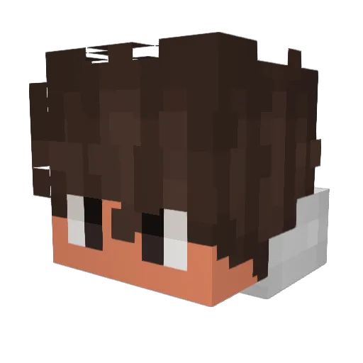 PowerXD__ Minecraft avatar head, 3D render