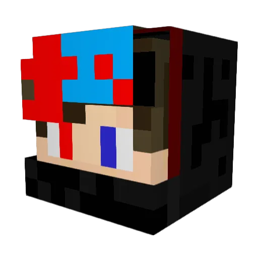 Power_BBMYTEdits Minecraft avatar head, 3D render