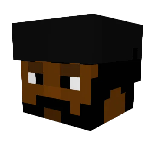 Power_Bro Minecraft avatar head, 3D render