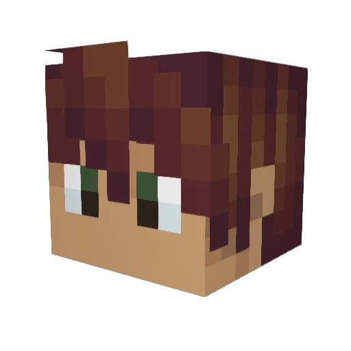 Power_Geyser Minecraft avatar head, 3D render