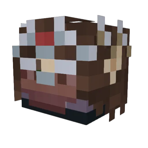 Power_H1012 Minecraft avatar head, 3D render