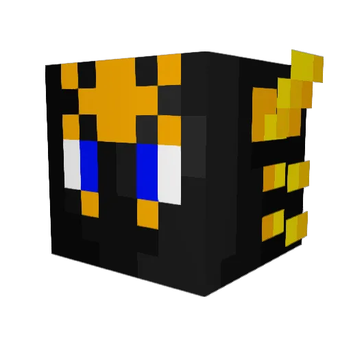 Powerflash30 Minecraft avatar head, 3D render