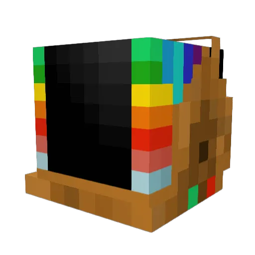 Powerhouse Minecraft avatar head, 3D render