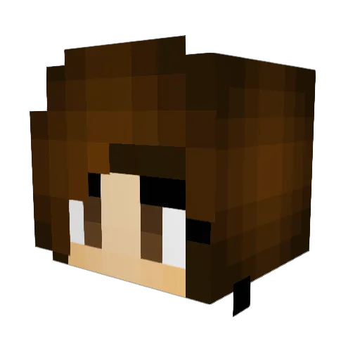 Powerline_626 Minecraft avatar head, 3D render