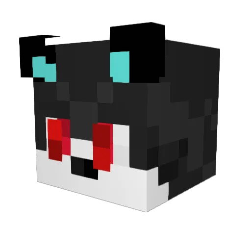 Powerofthepen Minecraft avatar head, 3D render
