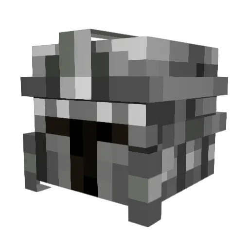 Powerpunch_0 Minecraft avatar head, 3D render