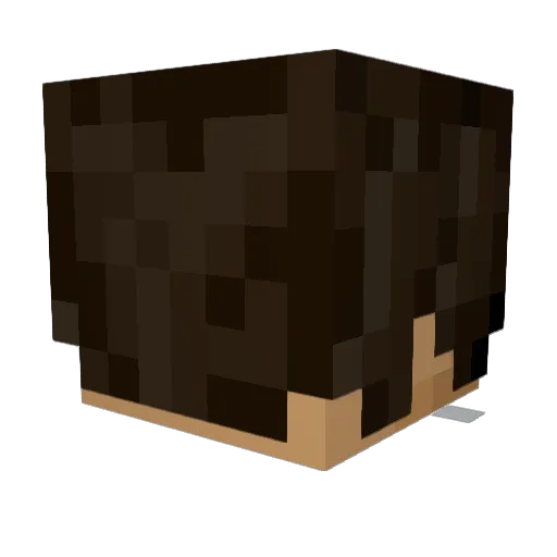 Powerslavemx Minecraft avatar head, 3D render