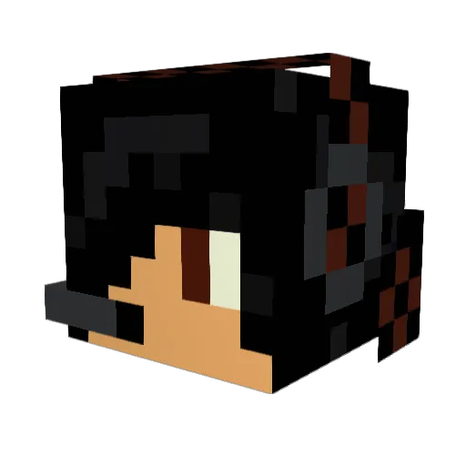 Powerstrike3 Minecraft avatar head, 3D render