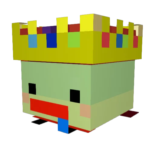 Pozzumgee74 Minecraft avatar head, 3D render